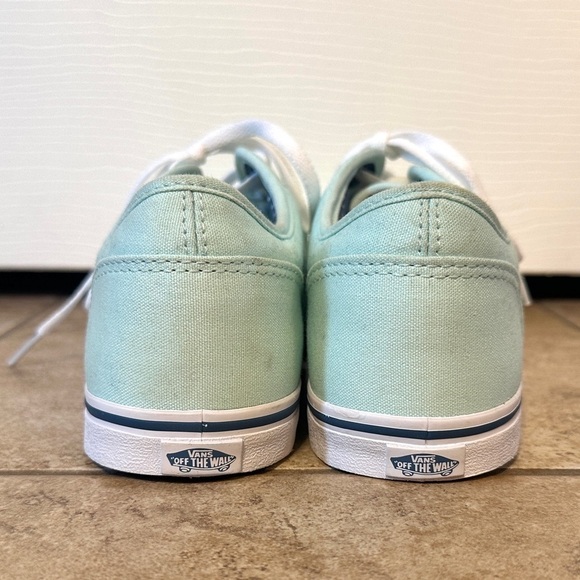 Vans, seafoam green/blue lace up sneakers, women’s size 10 - Picture 5 of 7